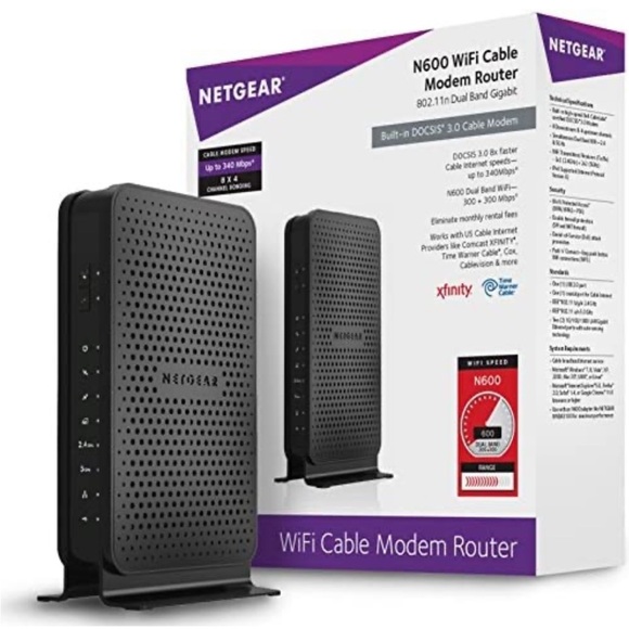 netgear Other - 𝅺netgear N600 wi-Fi cable, modem router